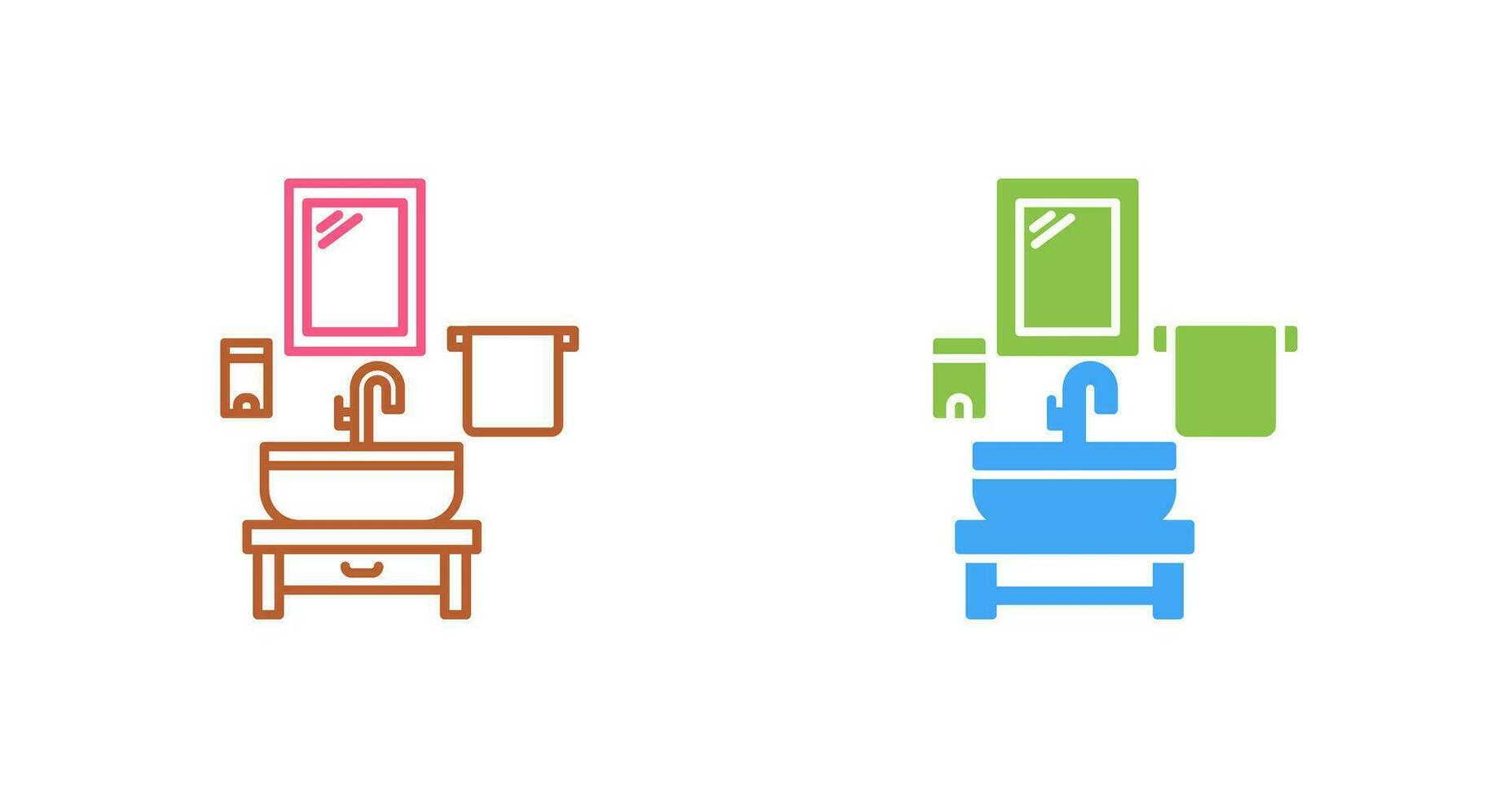 Washbasin Vector Icon