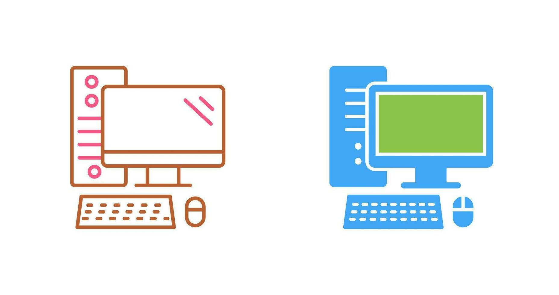 Computer Vector Icon