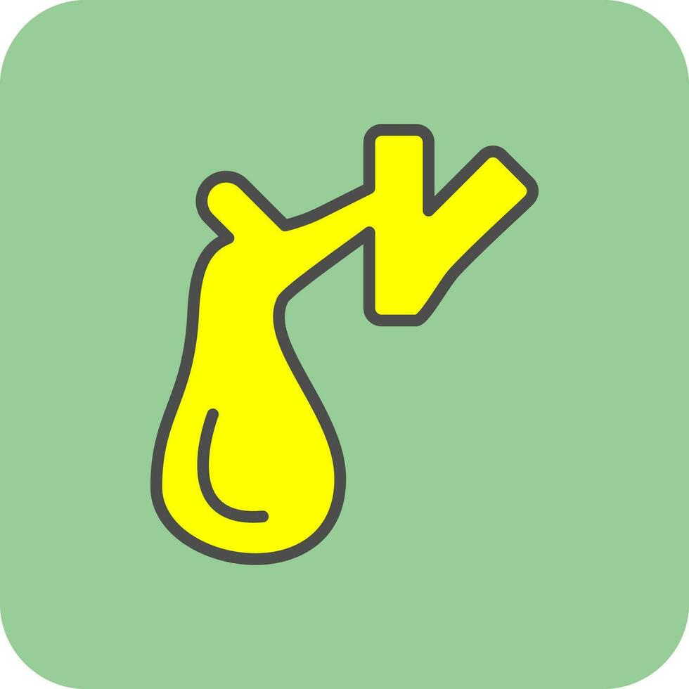 Gallbladder Vector Icon Design