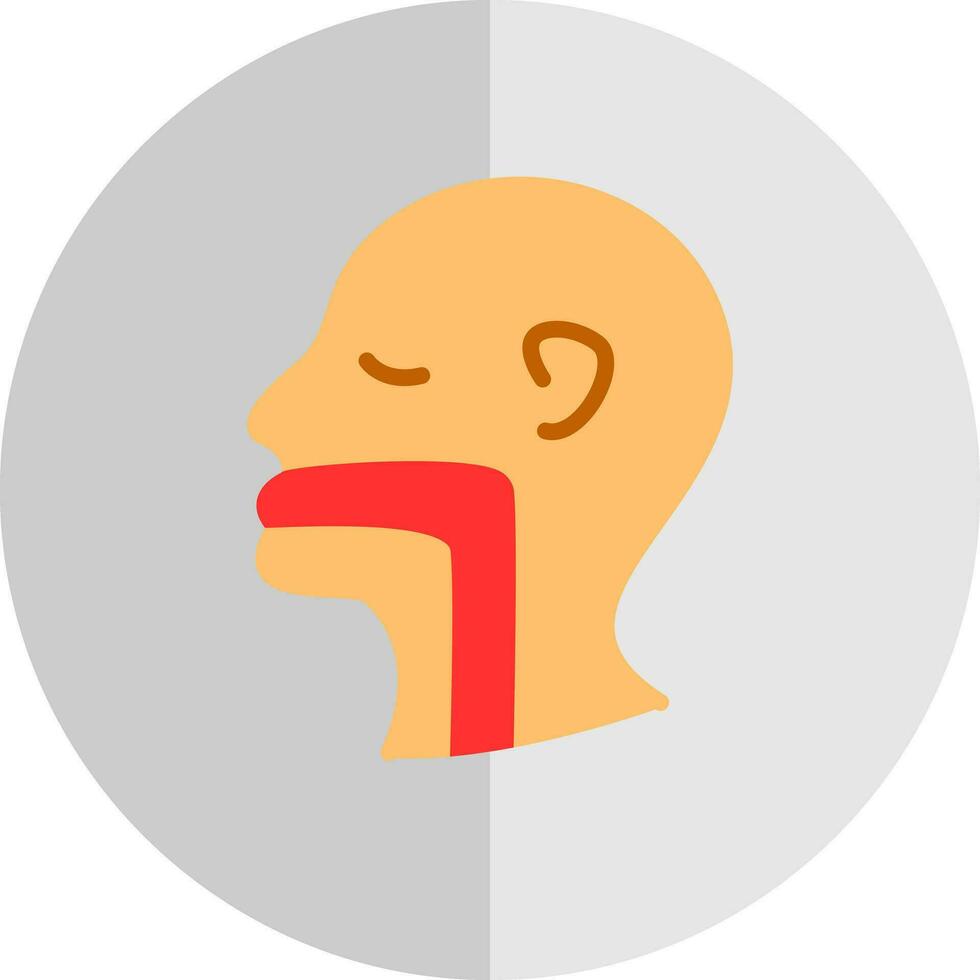 Throat Vector Icon Design