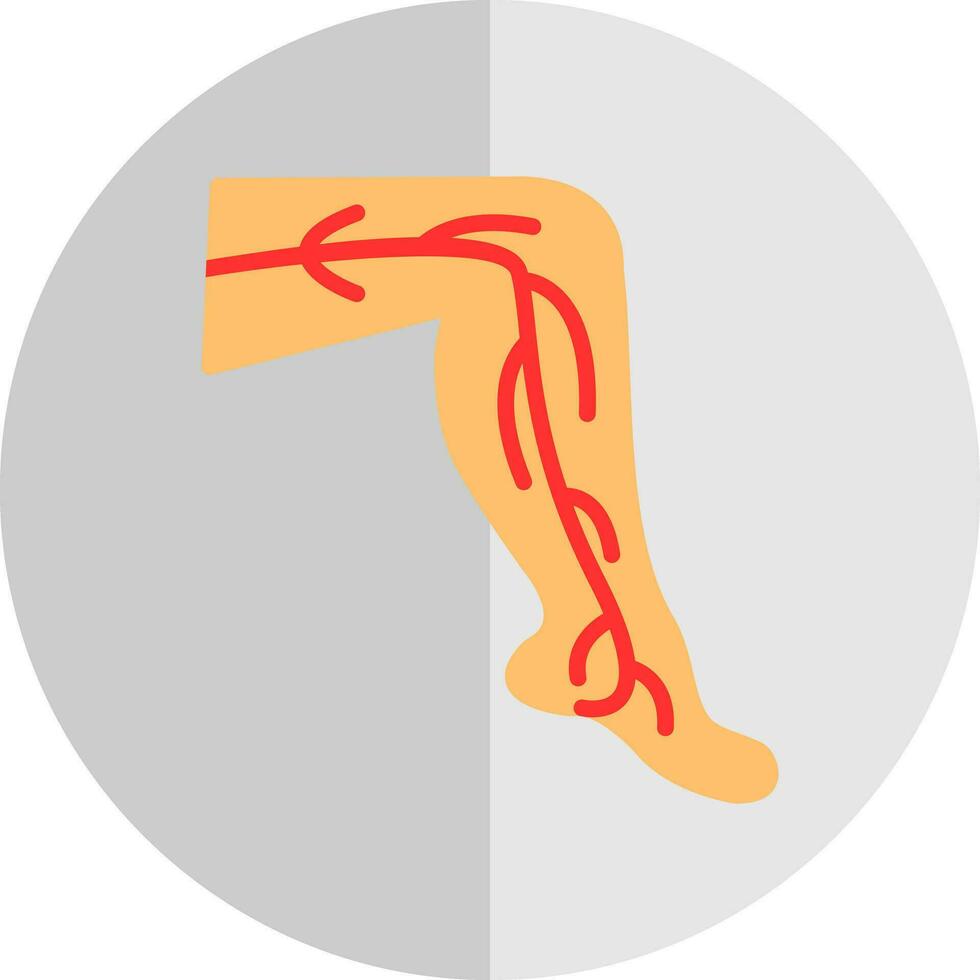 Veins Vector Icon Design