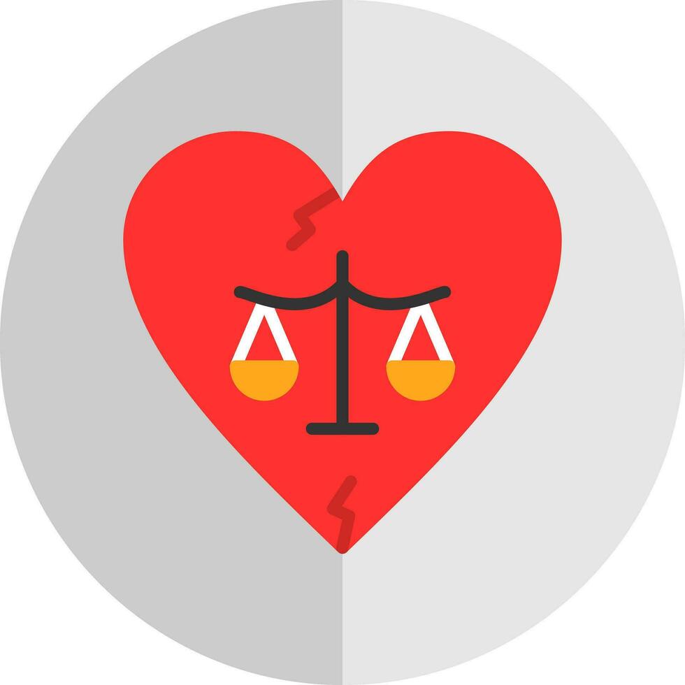 divorcio vector icono diseño