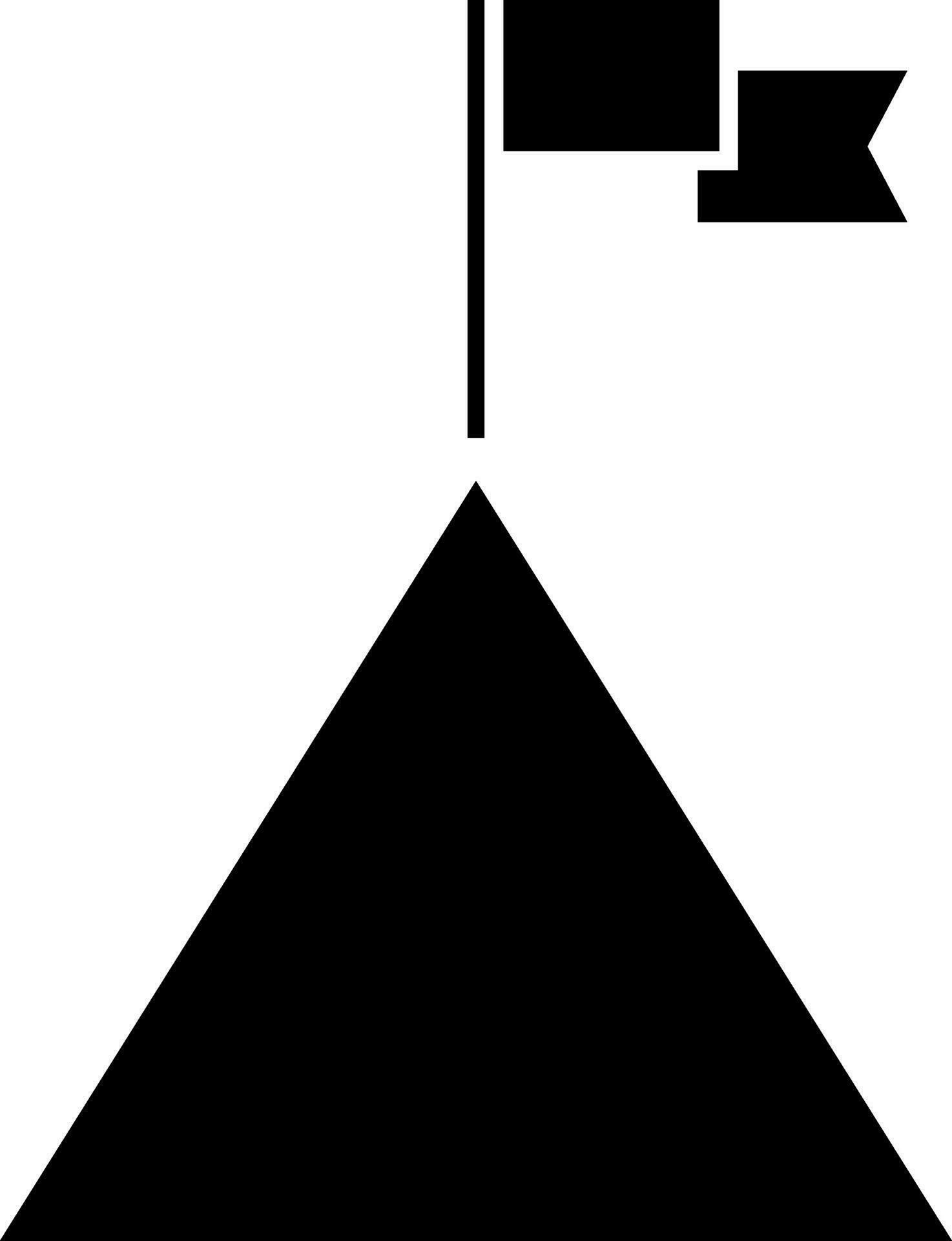 Black Flag On Mountain Icon For Victory Concept 24975579 Vector Art At black-flag-on-mountain-icon-for-victory-concept-24975579-vector-art-at