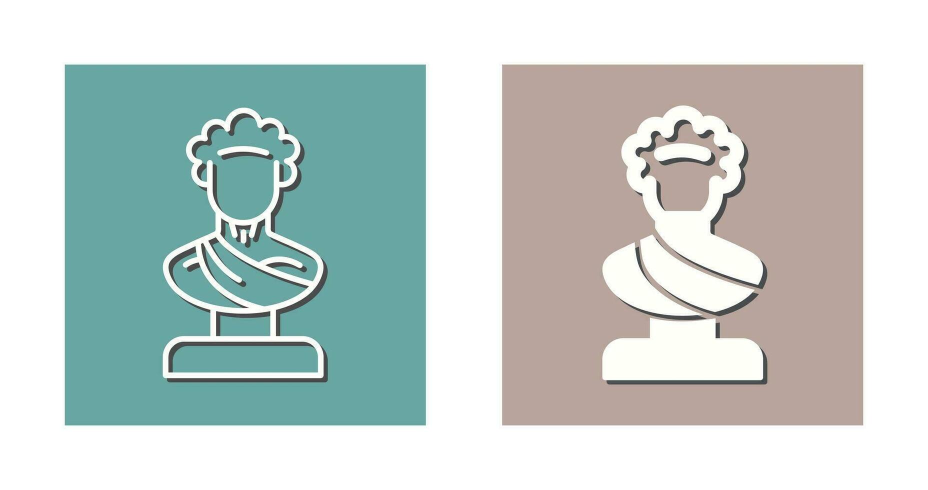 icono de vector de estatua