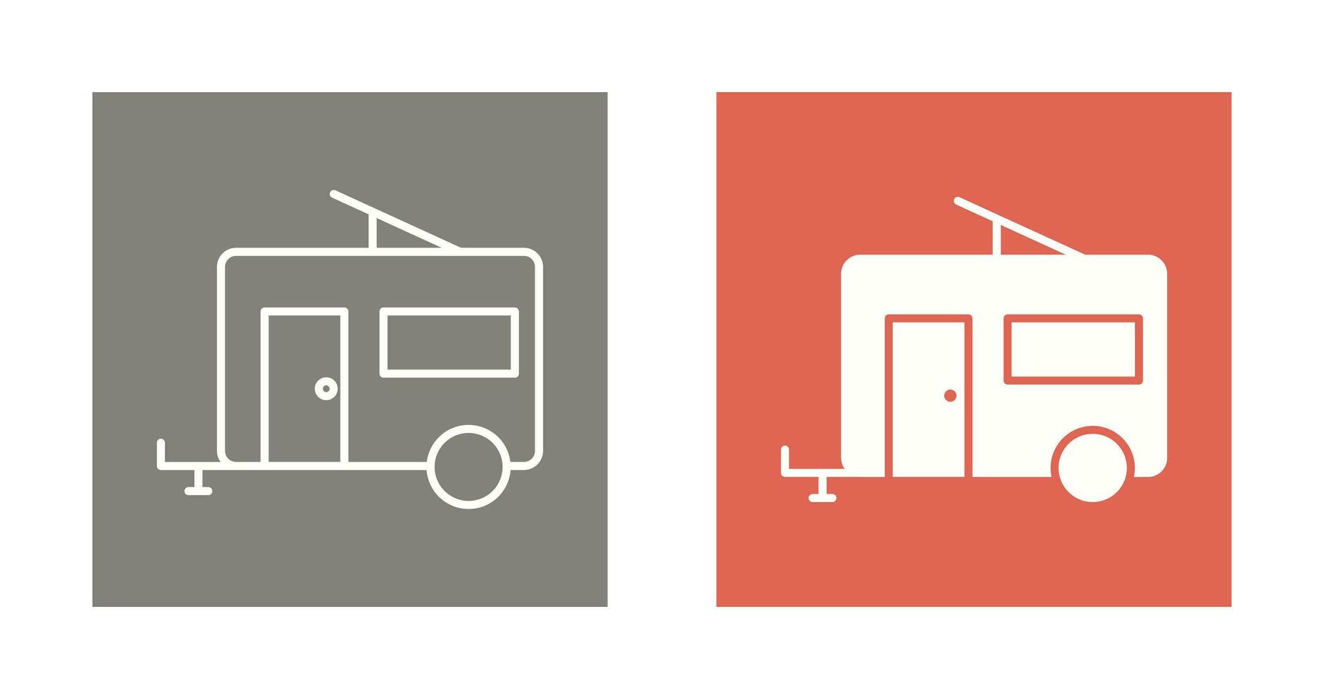 Trailer Vector Icon