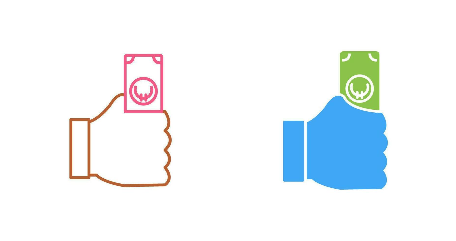 Unique Cash Vector Icon
