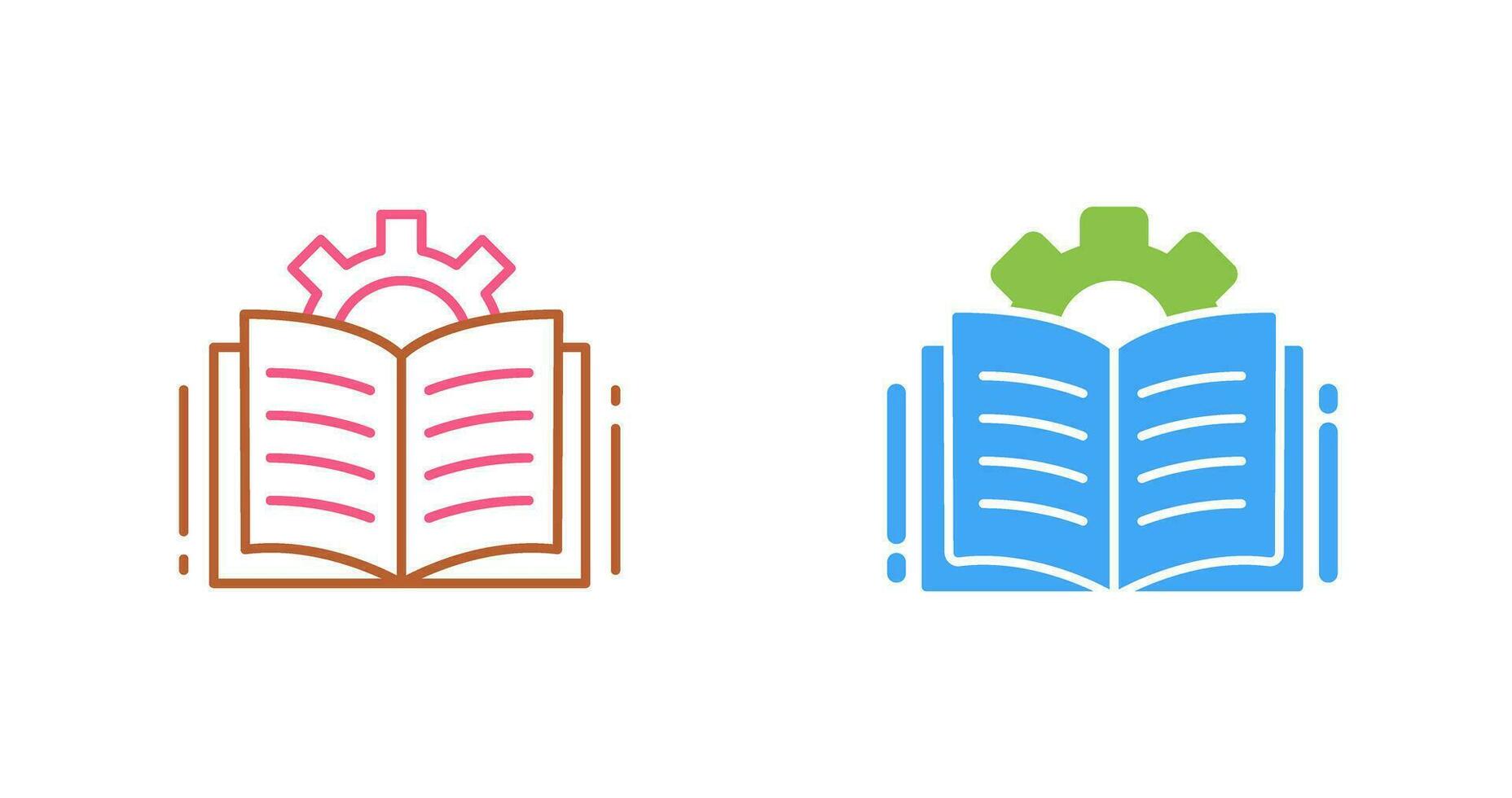 Open Book Vector Icon