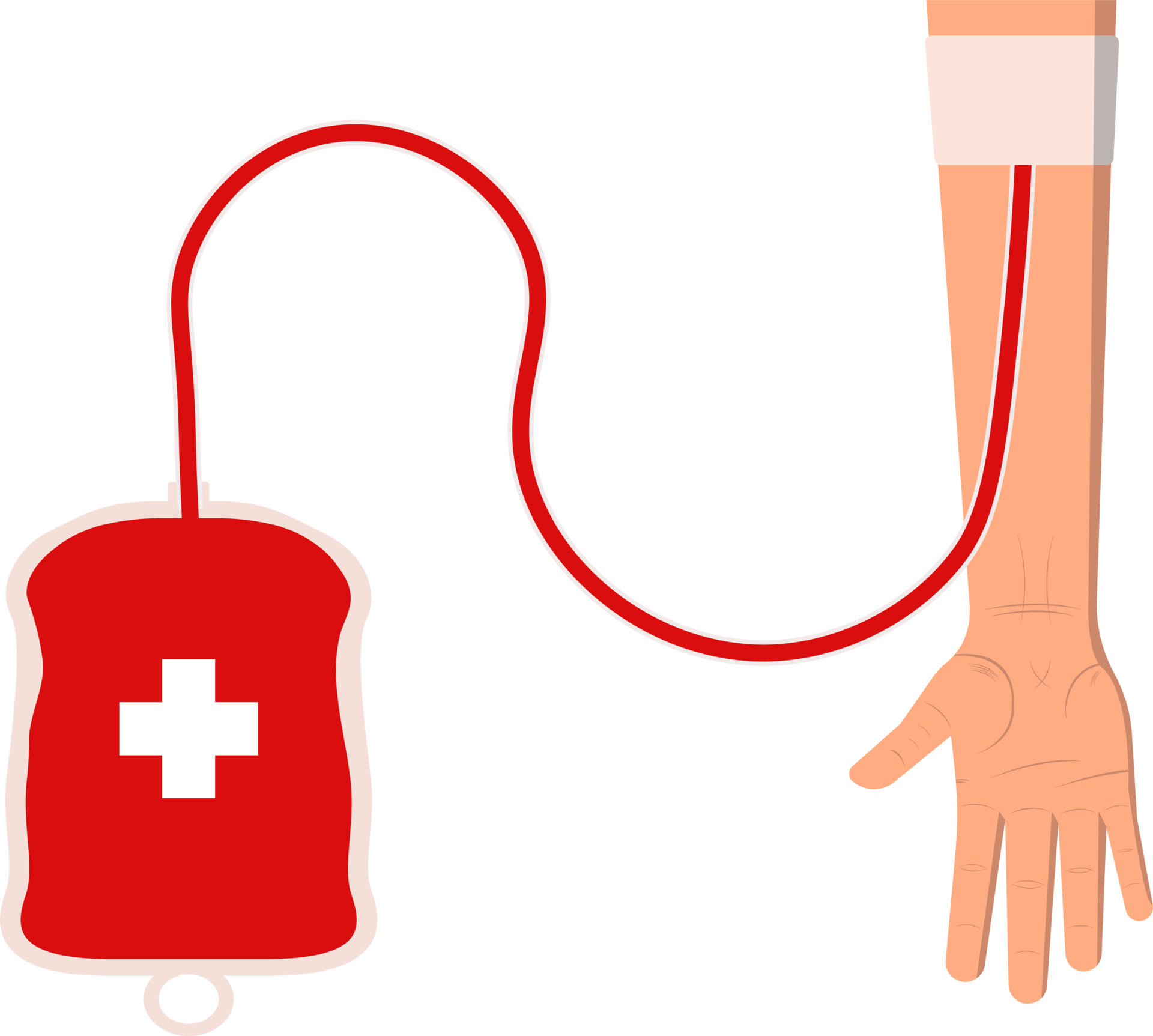 bloed bijdrage ontwerp met een donor hand en bloed tas. geven bloed illustratie. een bloed zak bloed bijdrage ontwerp met een donor hand en bloed tas. geven bloed illustratie. een bloed zak