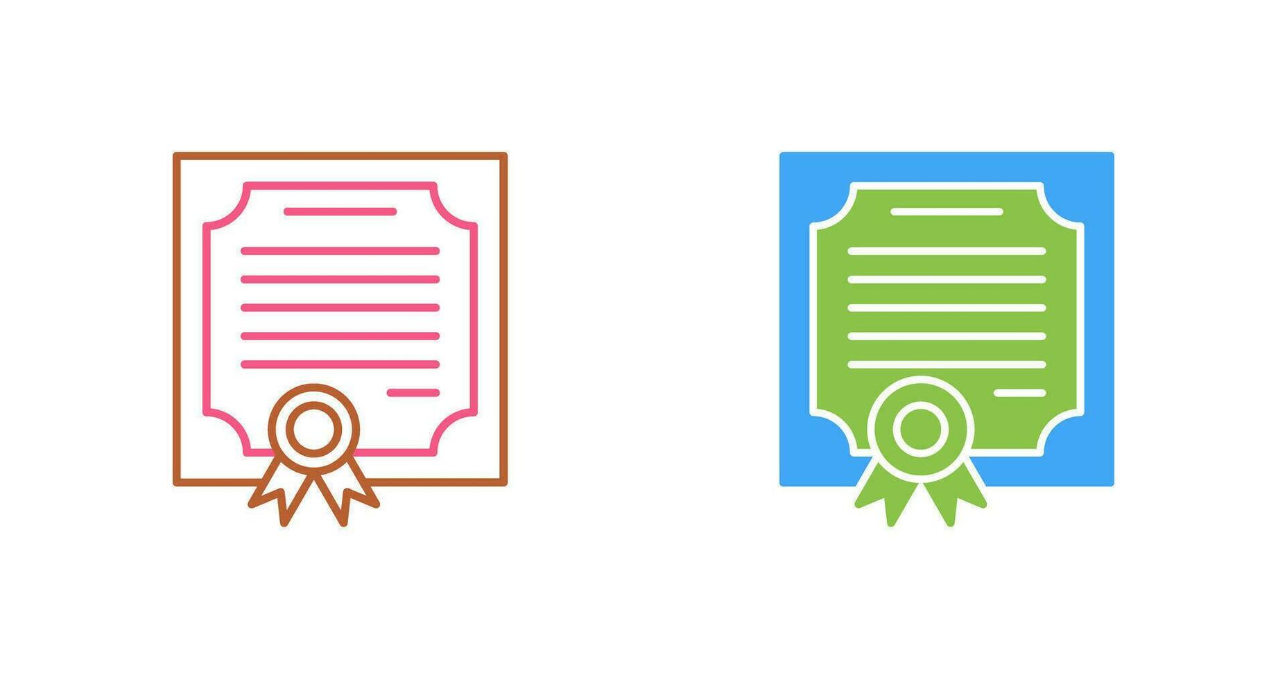 Certificate Vector Icon