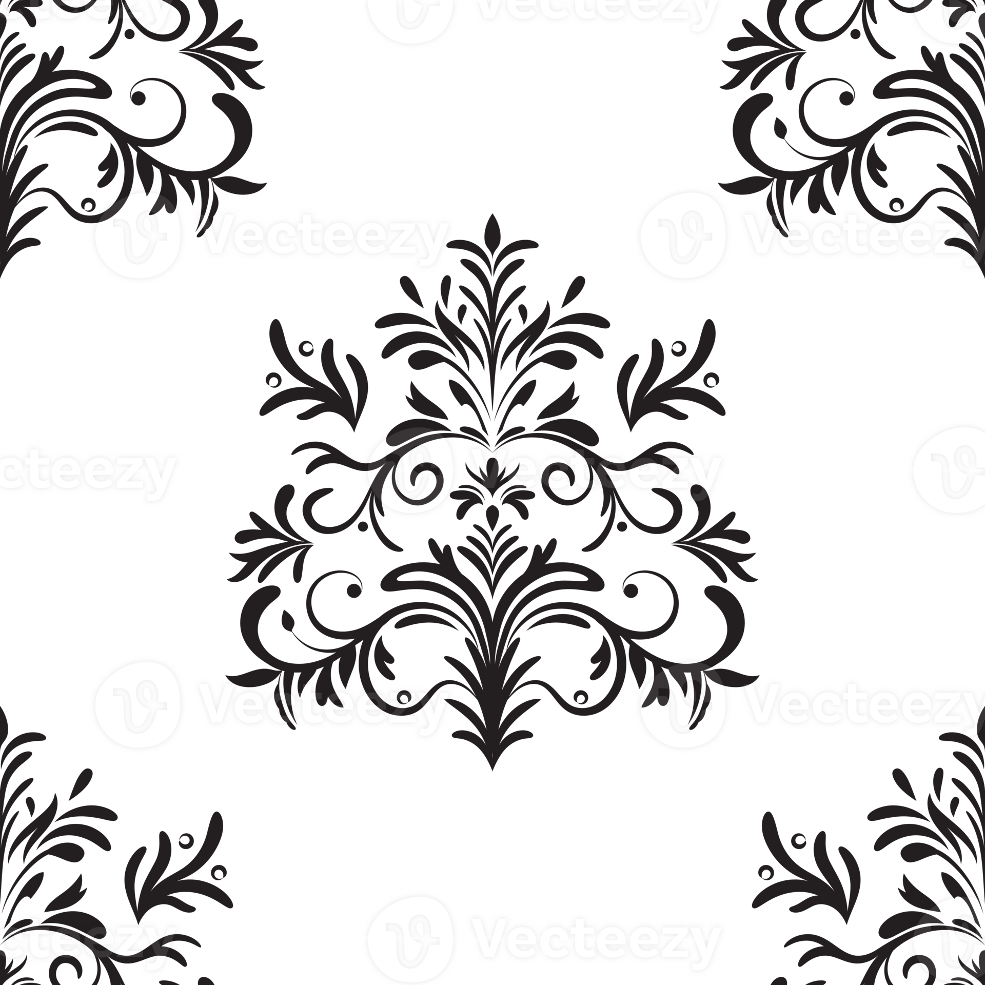 Damask pattern. Luxury wallpaper texture ornament decor. Baroque