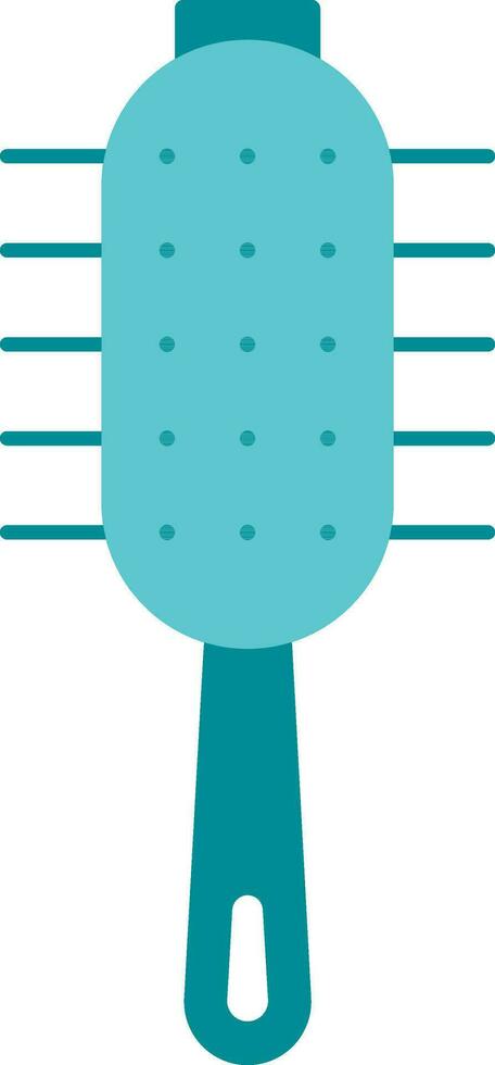 Isolated Hair Round Brush Icon. vector