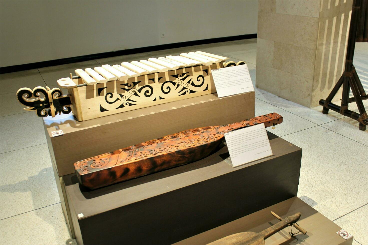 jakarta, indonesia-23 april 2023 gamelan musical instruments traditional Indonesian musical instruments photo