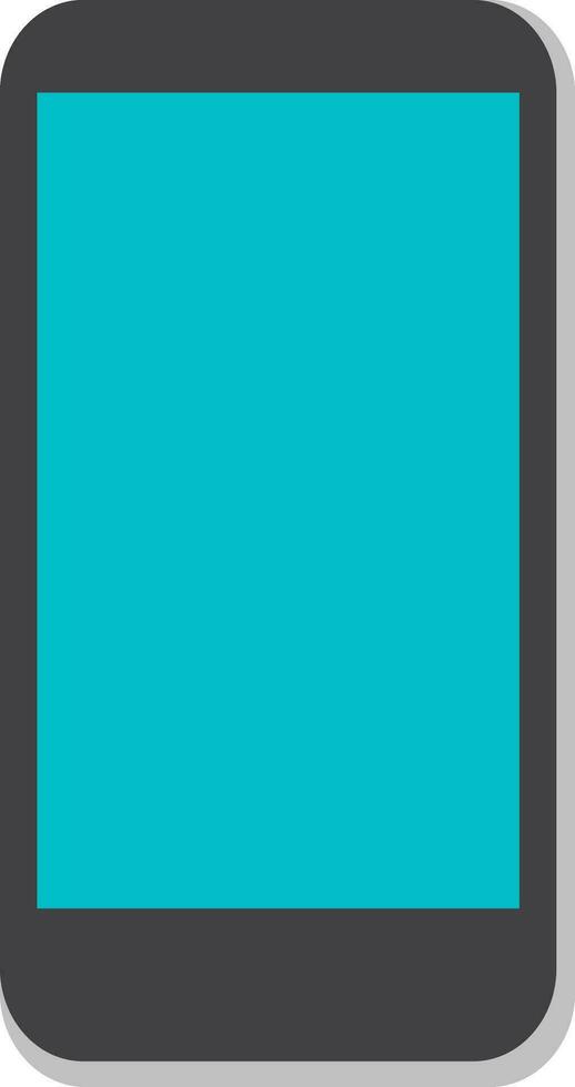 Flat icon of a smartphone. vector