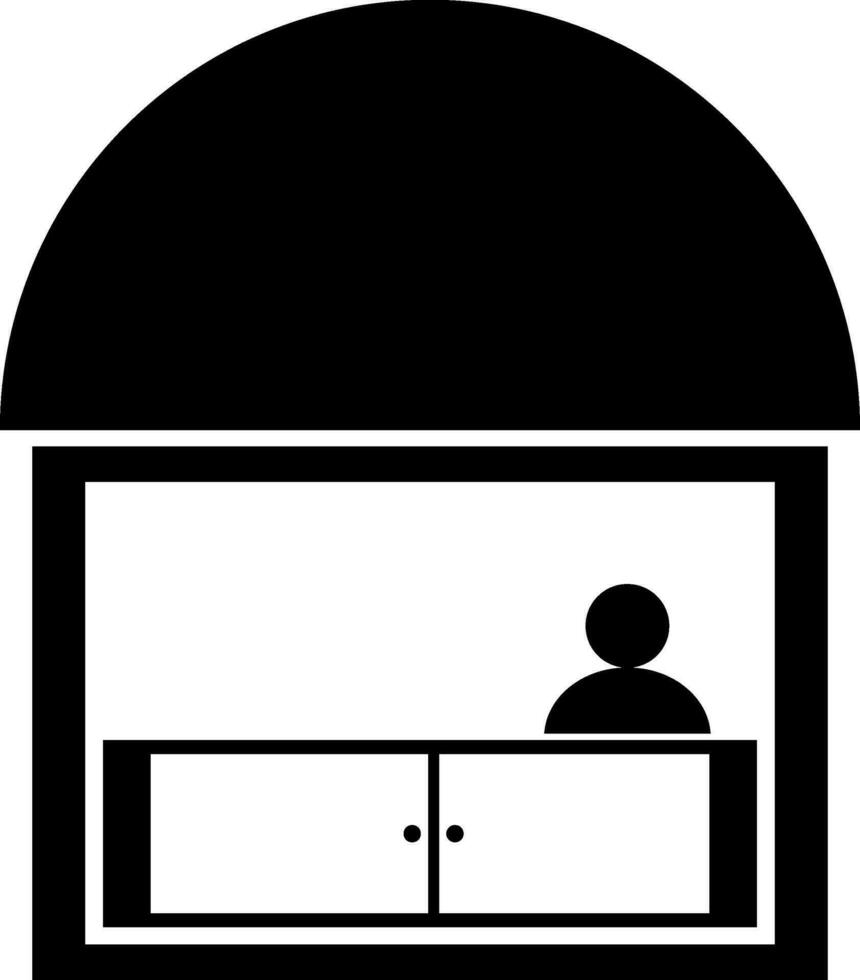 Vector illustration of shop icon.