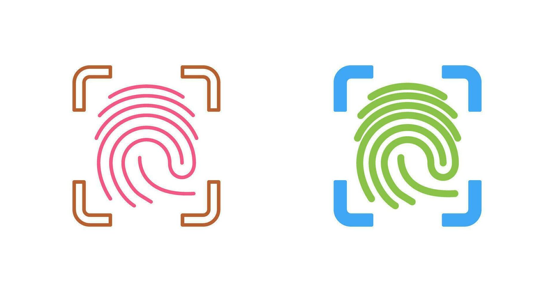 Finger Print Vector Icon