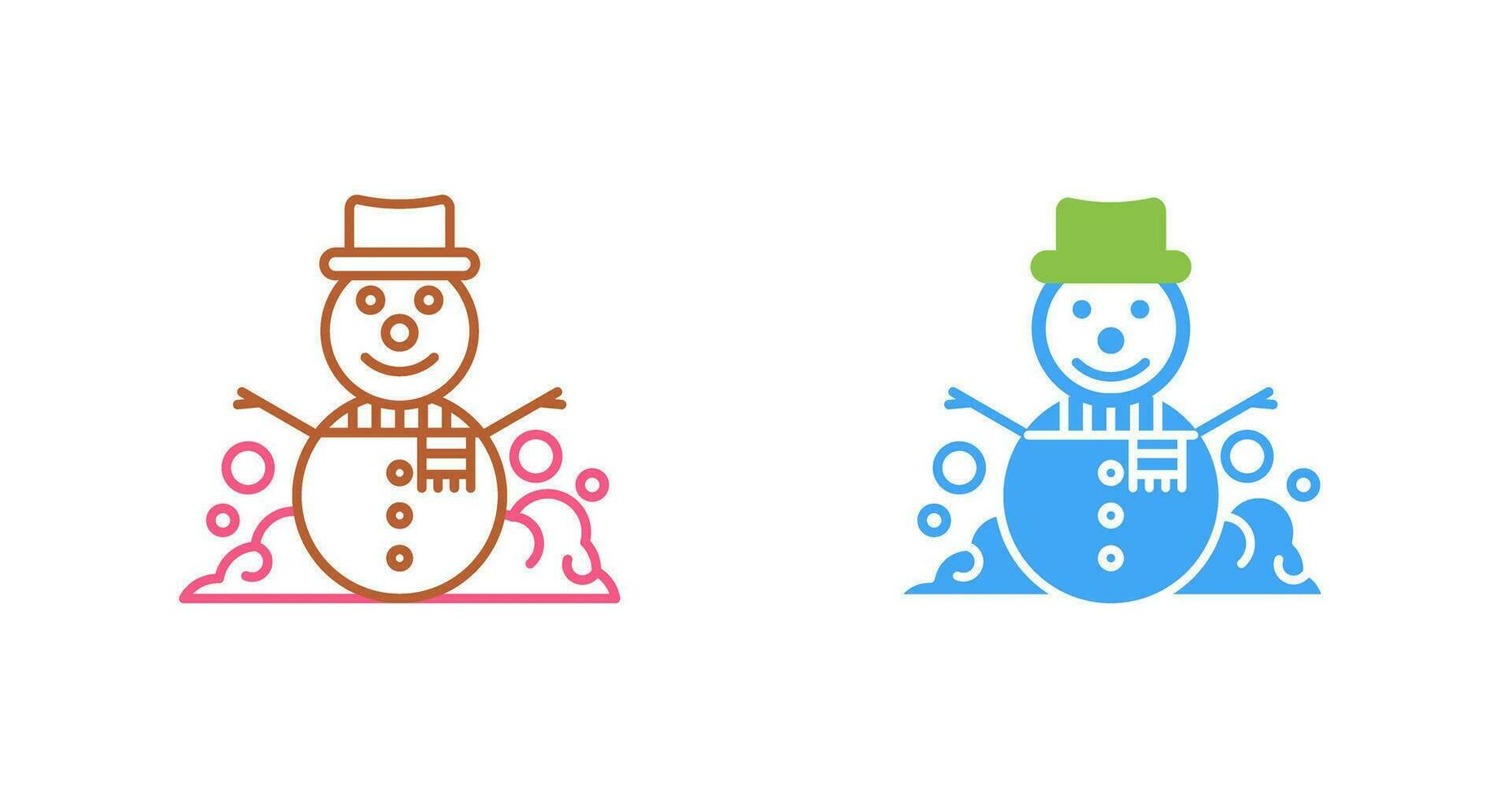 Snowman Vector Icon