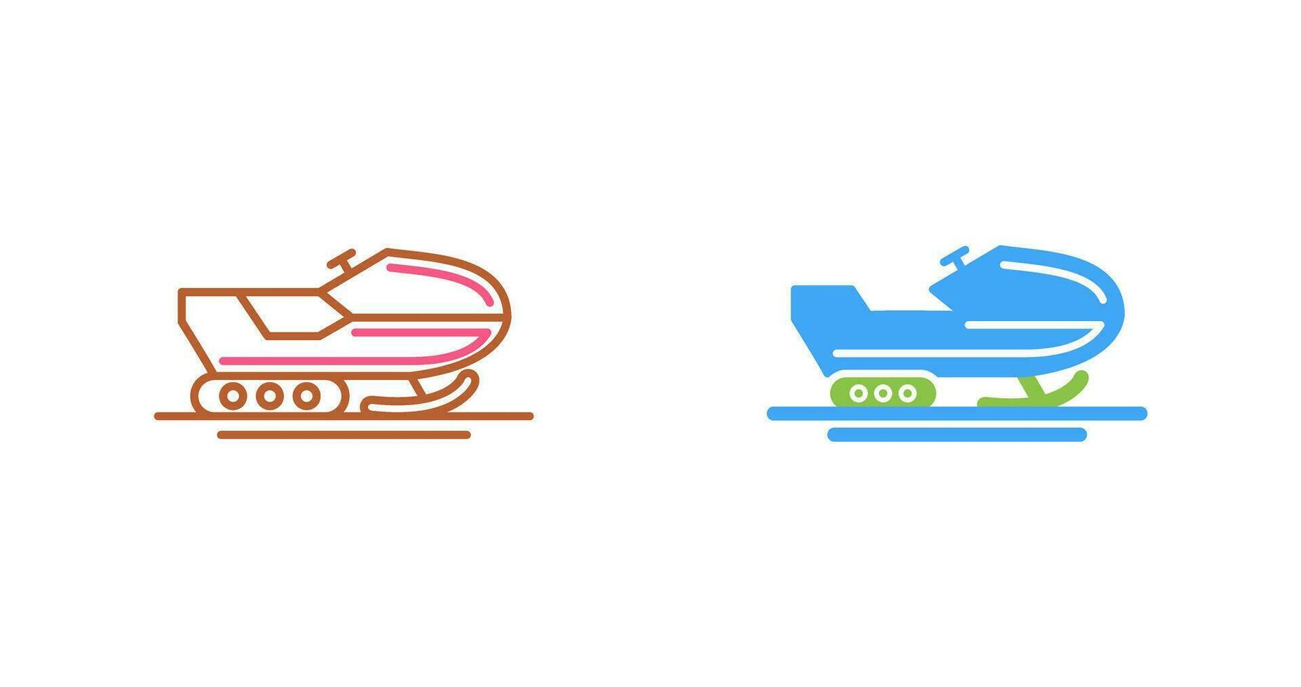 Snowmobile Vector Icon