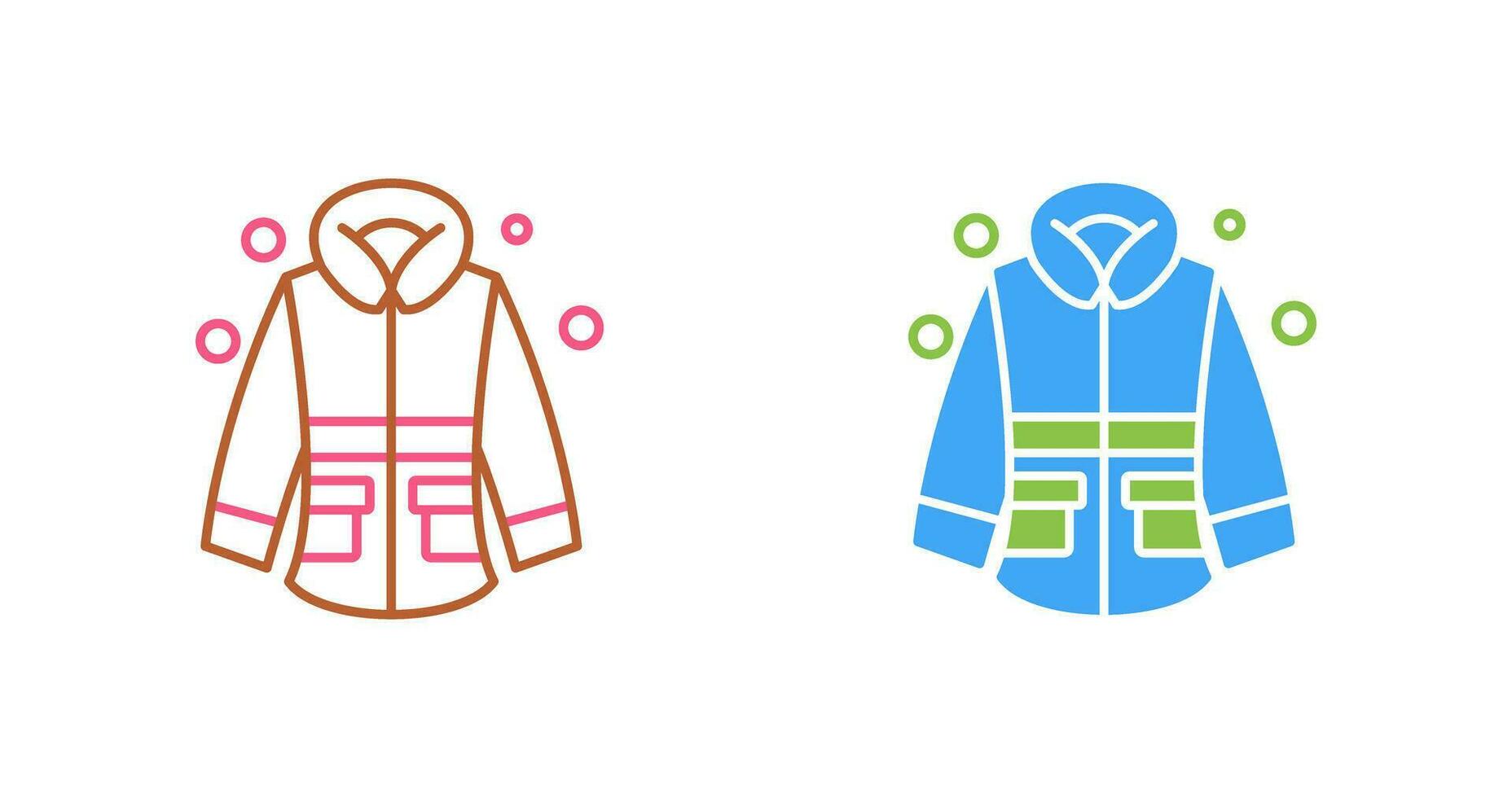 Winter Jacket Vector Icon