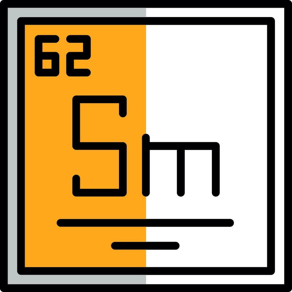 Samarium Vector Icon Design