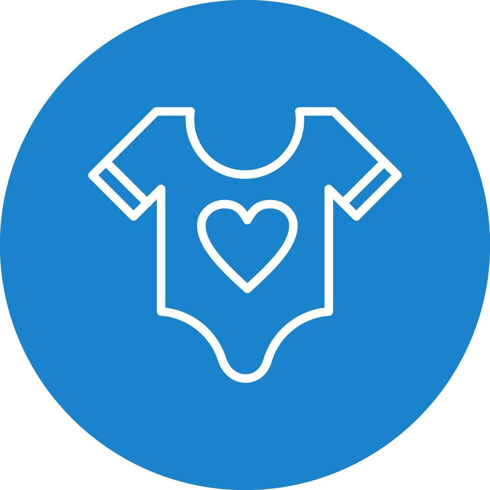 Baby shirt Vector Icon Design