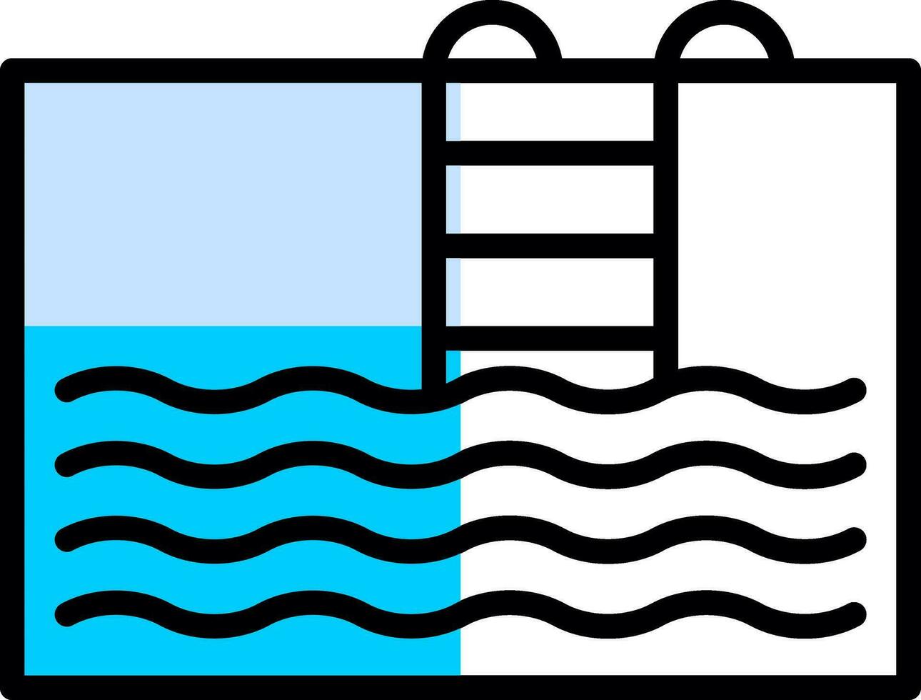 diseño de icono de vector de piscina