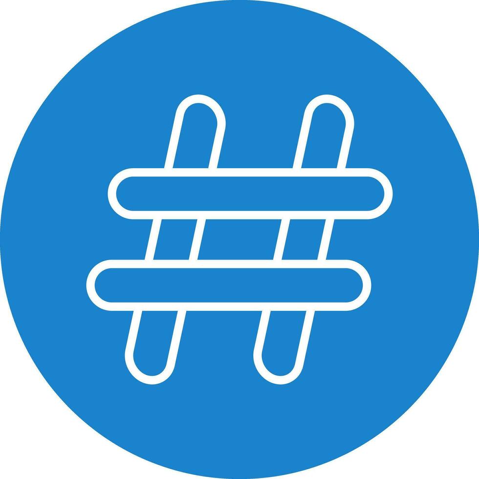 Hash tag Vector Icon Design