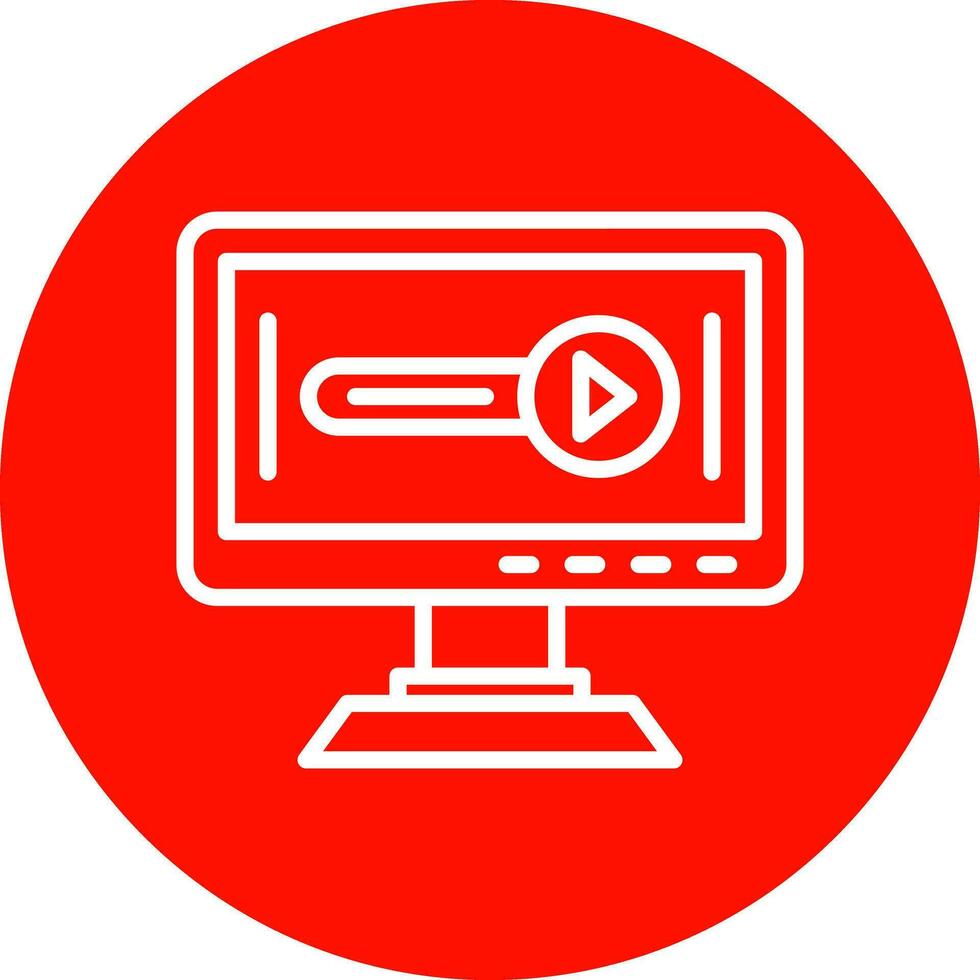 Live stream Vector Icon Design