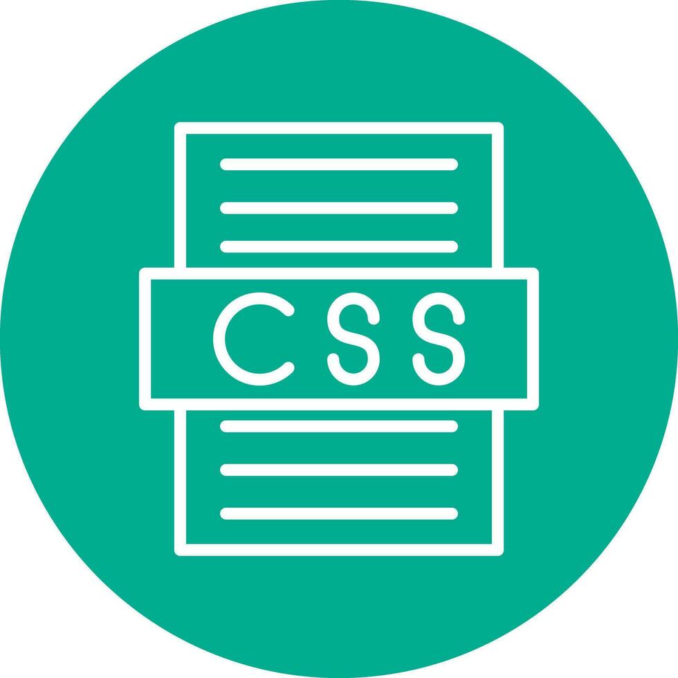 Css file Vector Icon Design
