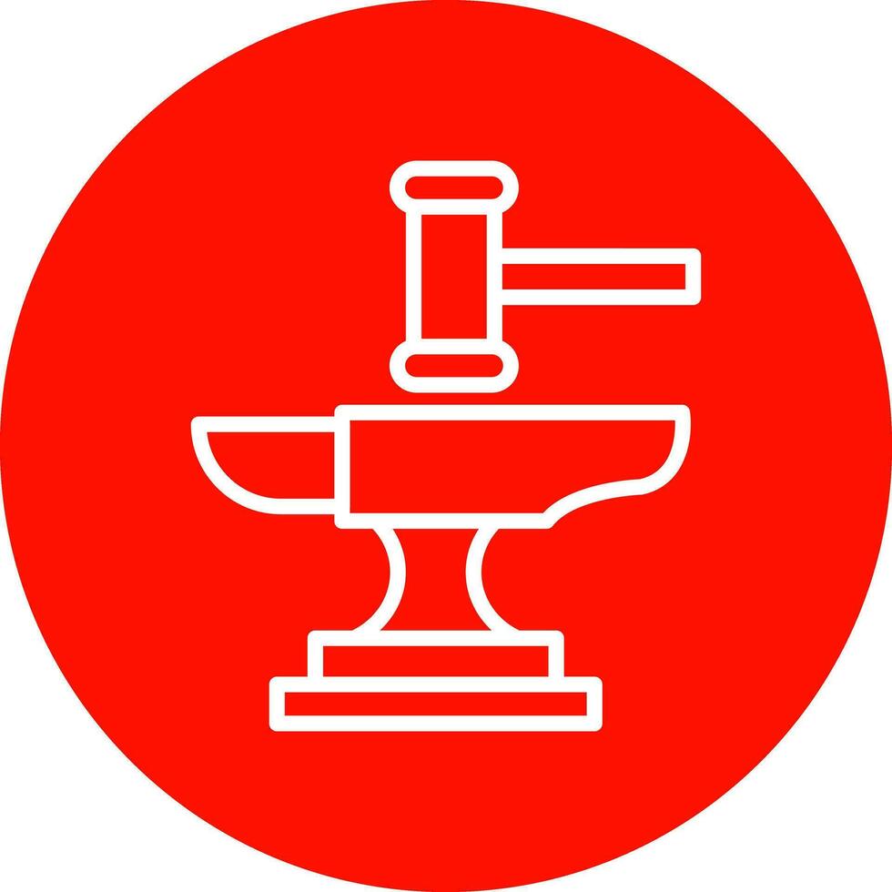 Anvil Vector Icon Design