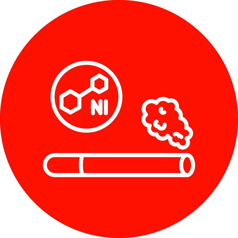 Nicotine Vector Icon Design