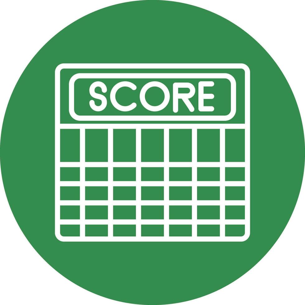 Score Vector Icon Design