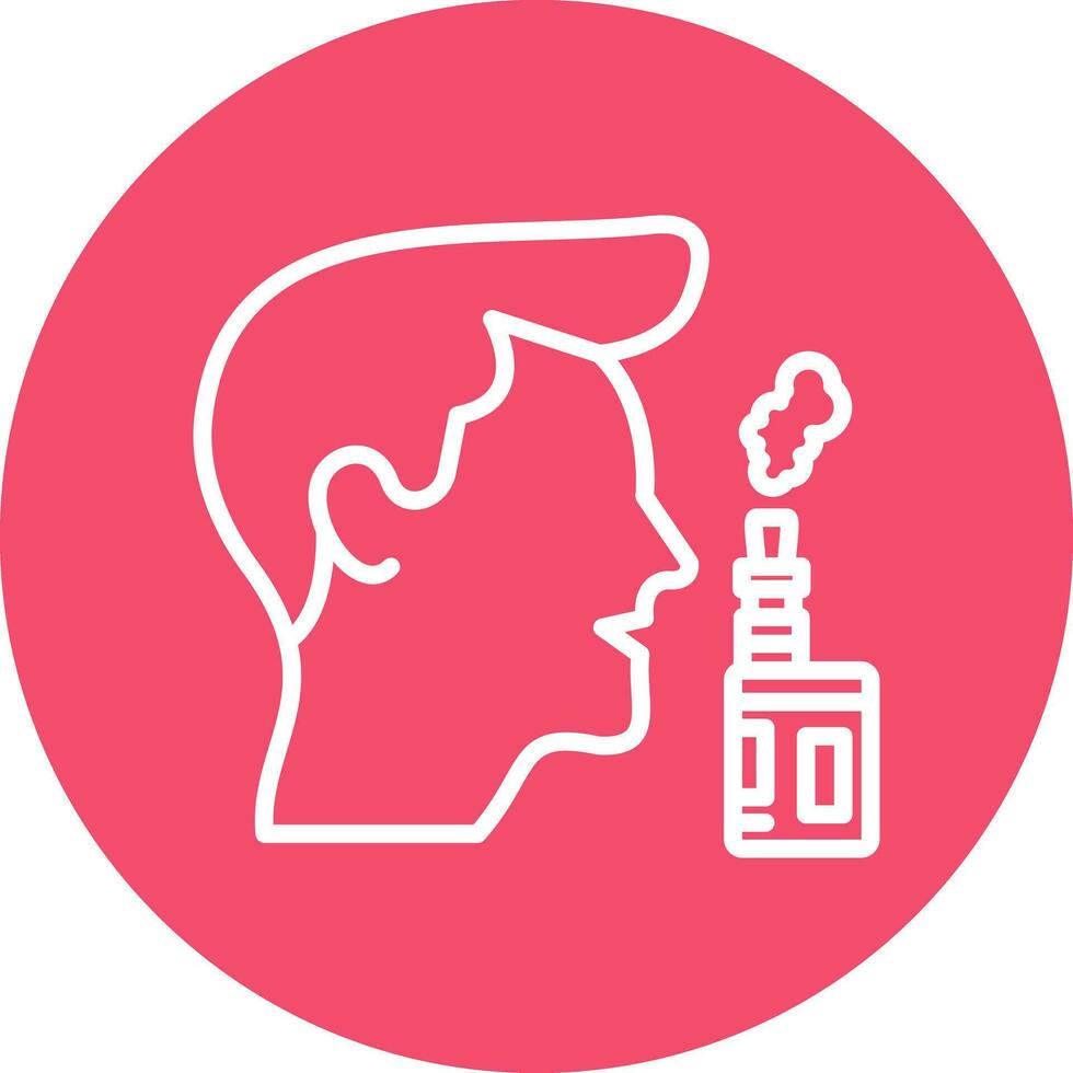 Vaper Vector Icon Design