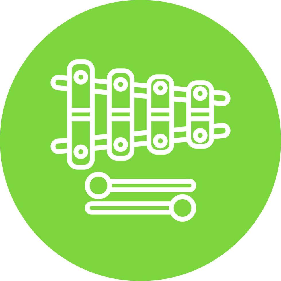 Xylophone Vector Icon Design