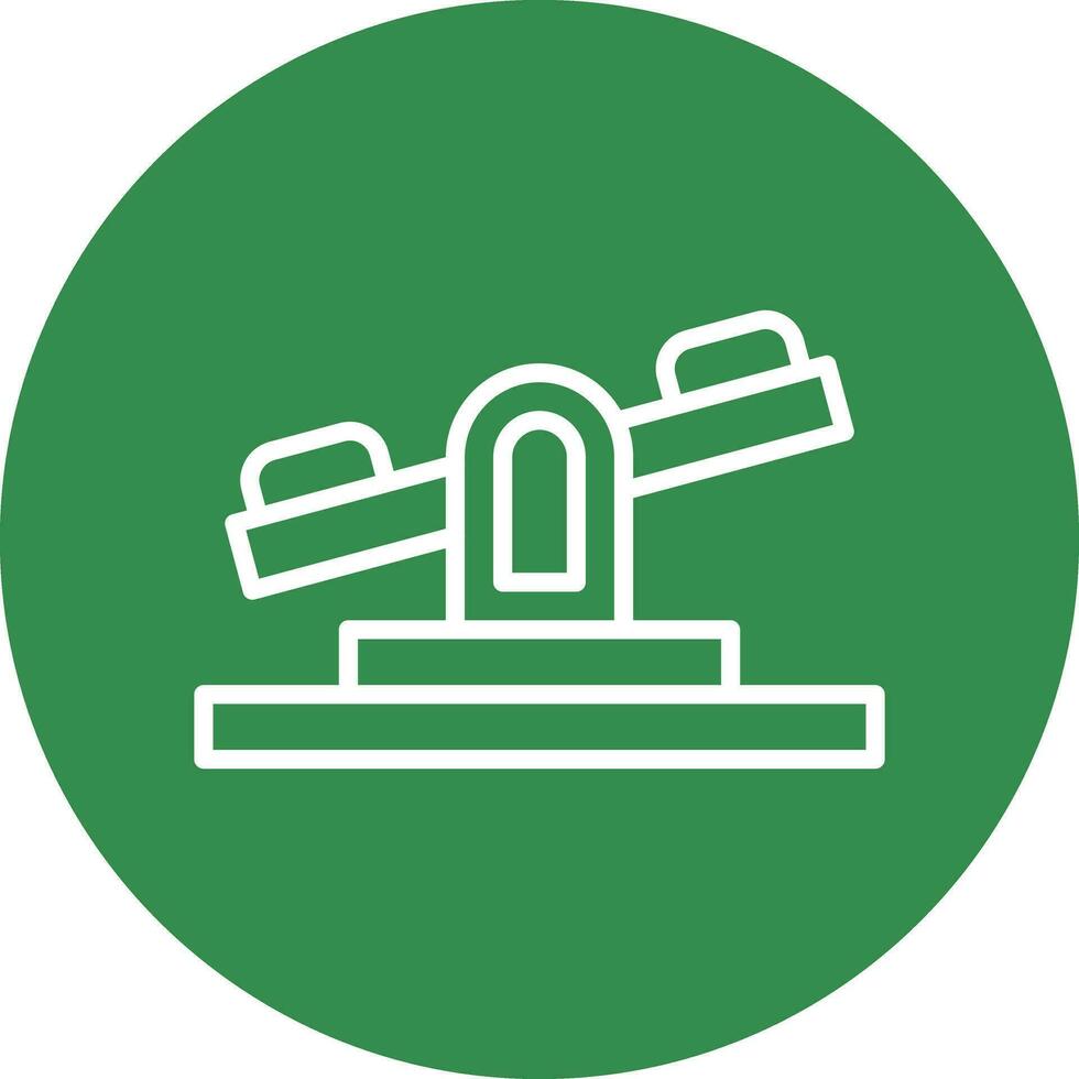 Seesaw Vector Icon Design