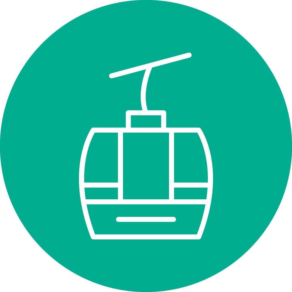 Gondola Vector Icon Design