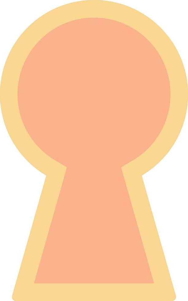 Keyhole Vector Icon Design