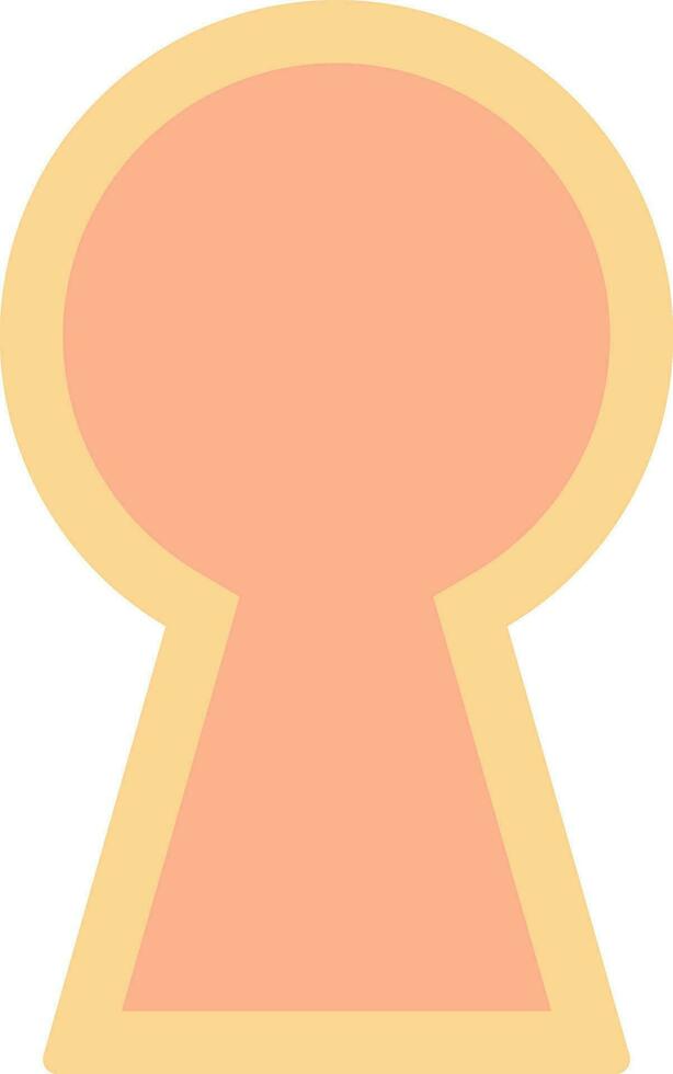 Keyhole Vector Icon Design