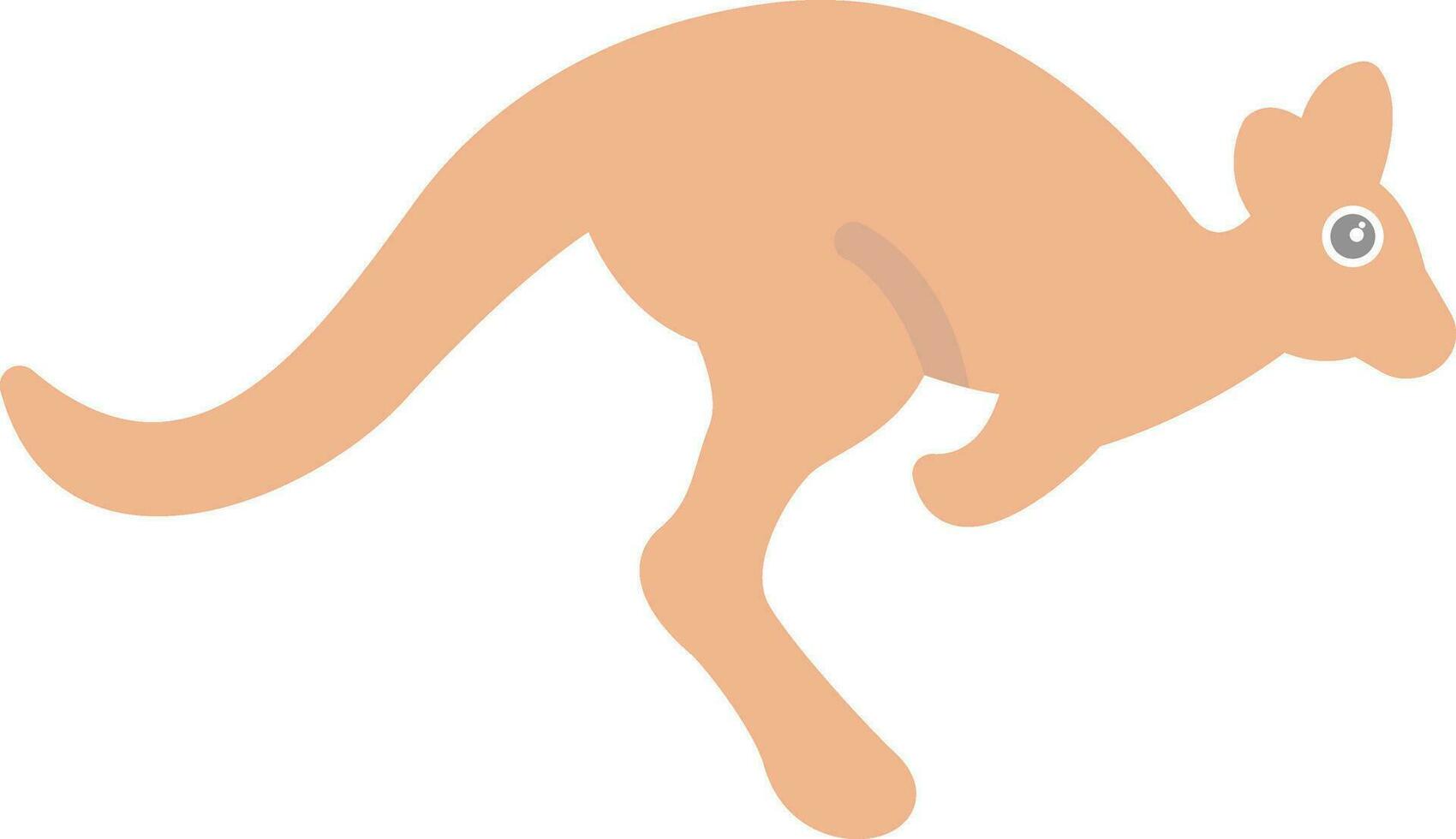 Kangaroo Vector Icon Design