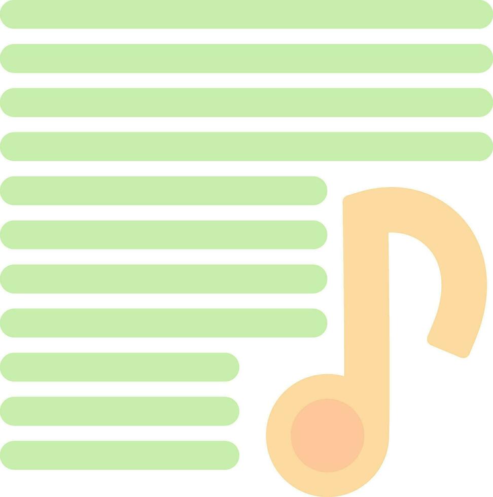 Playlist Vector Icon Design