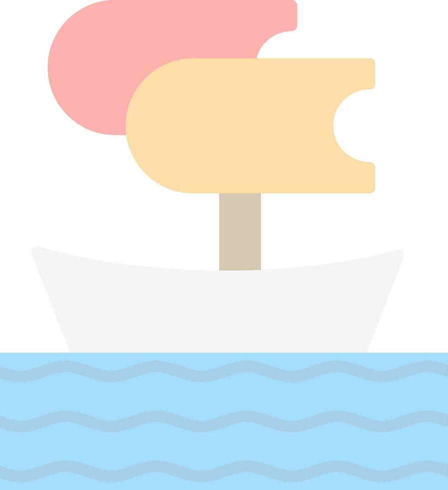 Trireme Vector Icon Design