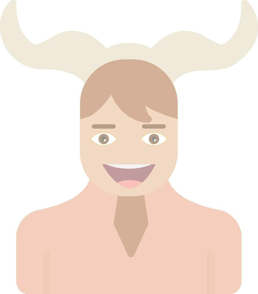 Satyr Vector Icon Design