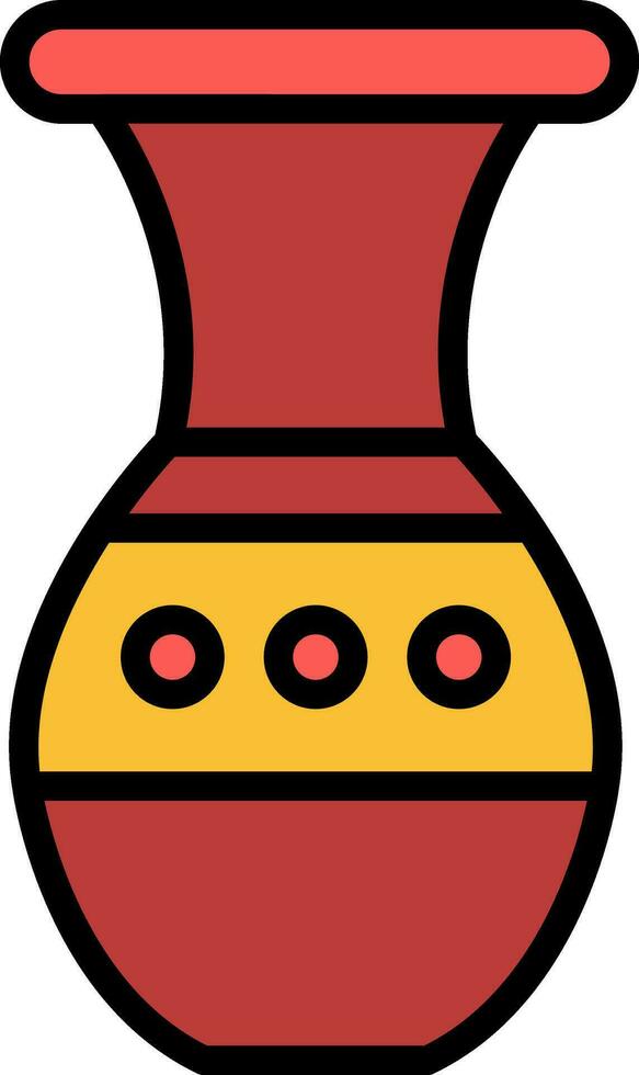 Vase Vector Icon Design