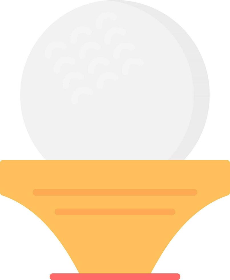 diseño de icono de vector de pelota de golf