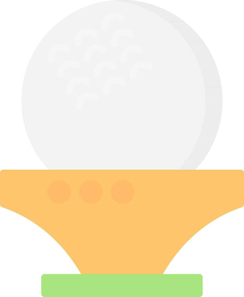 diseño de icono de vector de pelota de golf