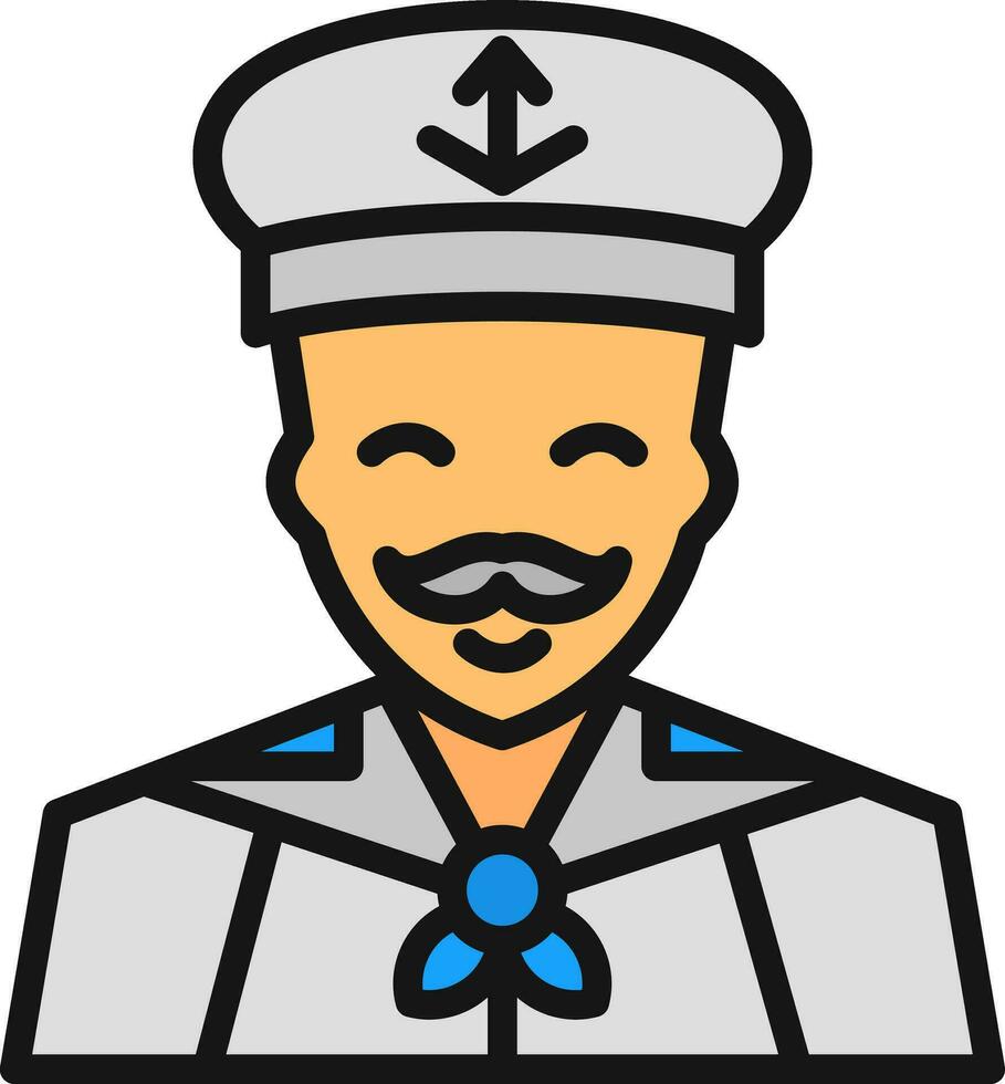 Sailor Vector Icon Design
