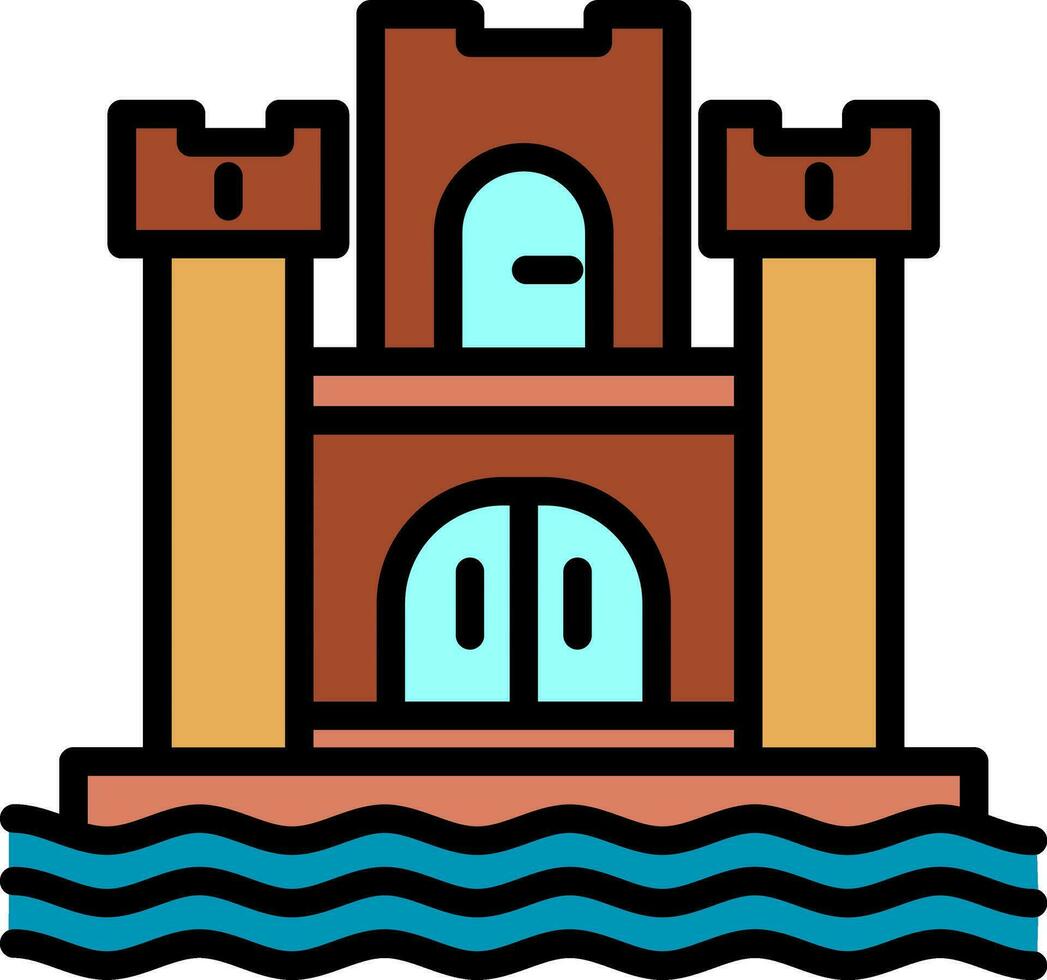 Gravensteen Vector Icon Design