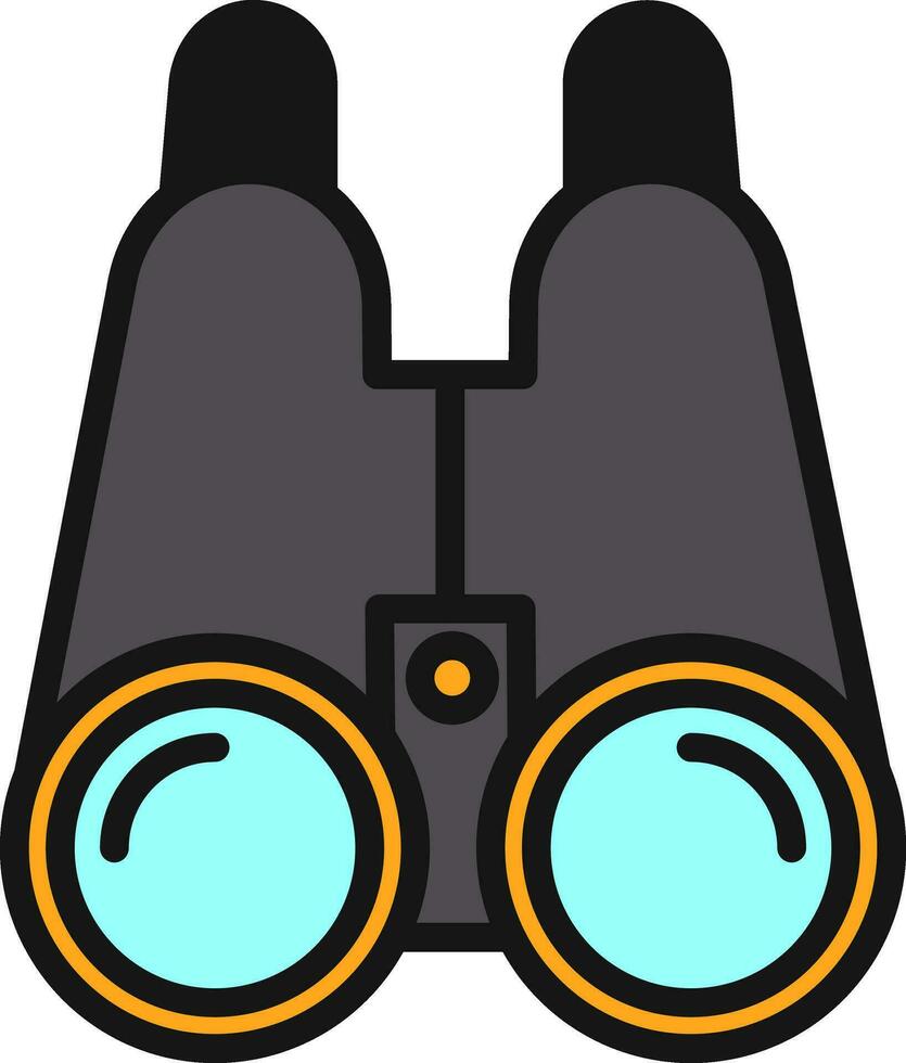 Binoculars Vector Icon Design