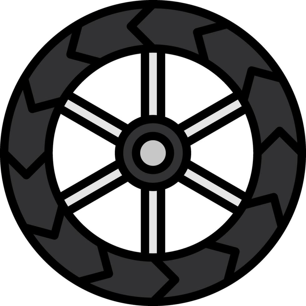 Wheels Vector Icon Design