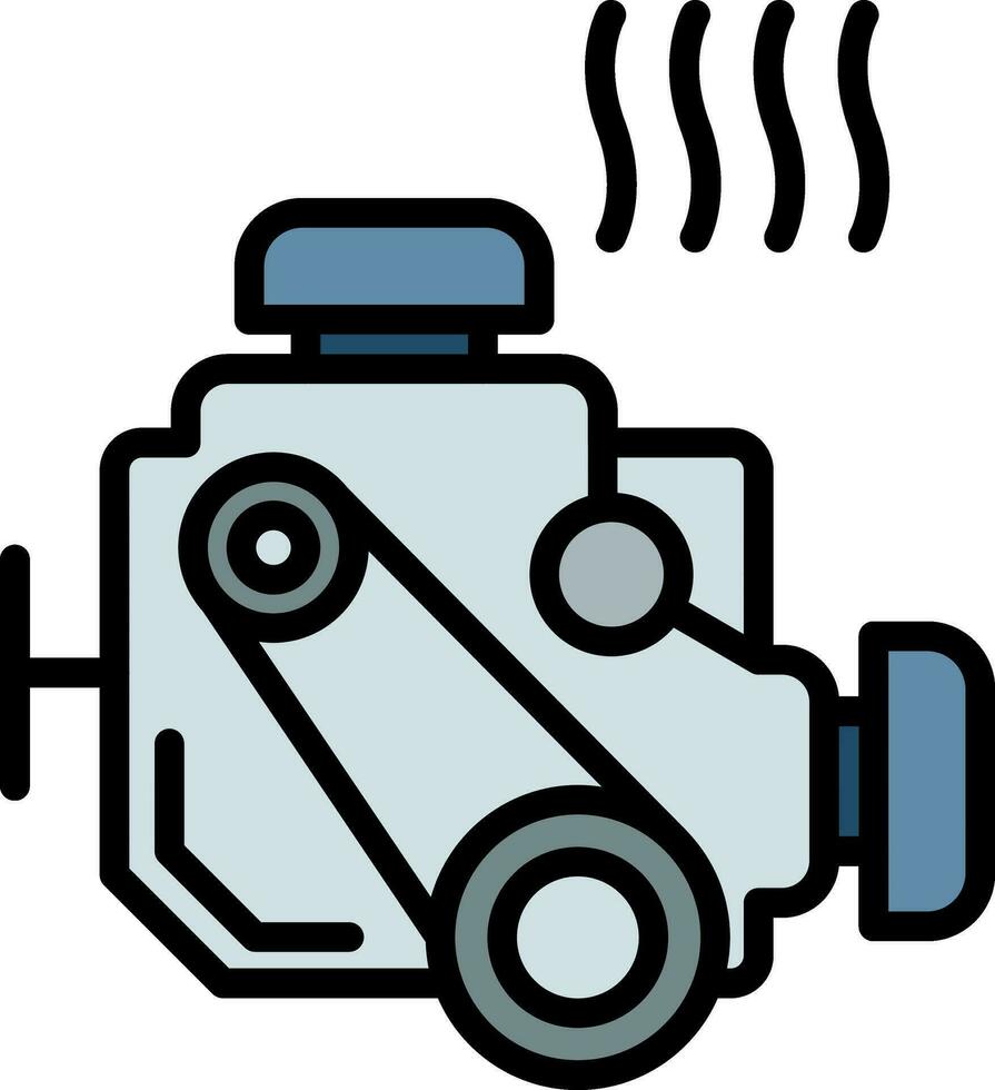 diseño de icono de vector de motor