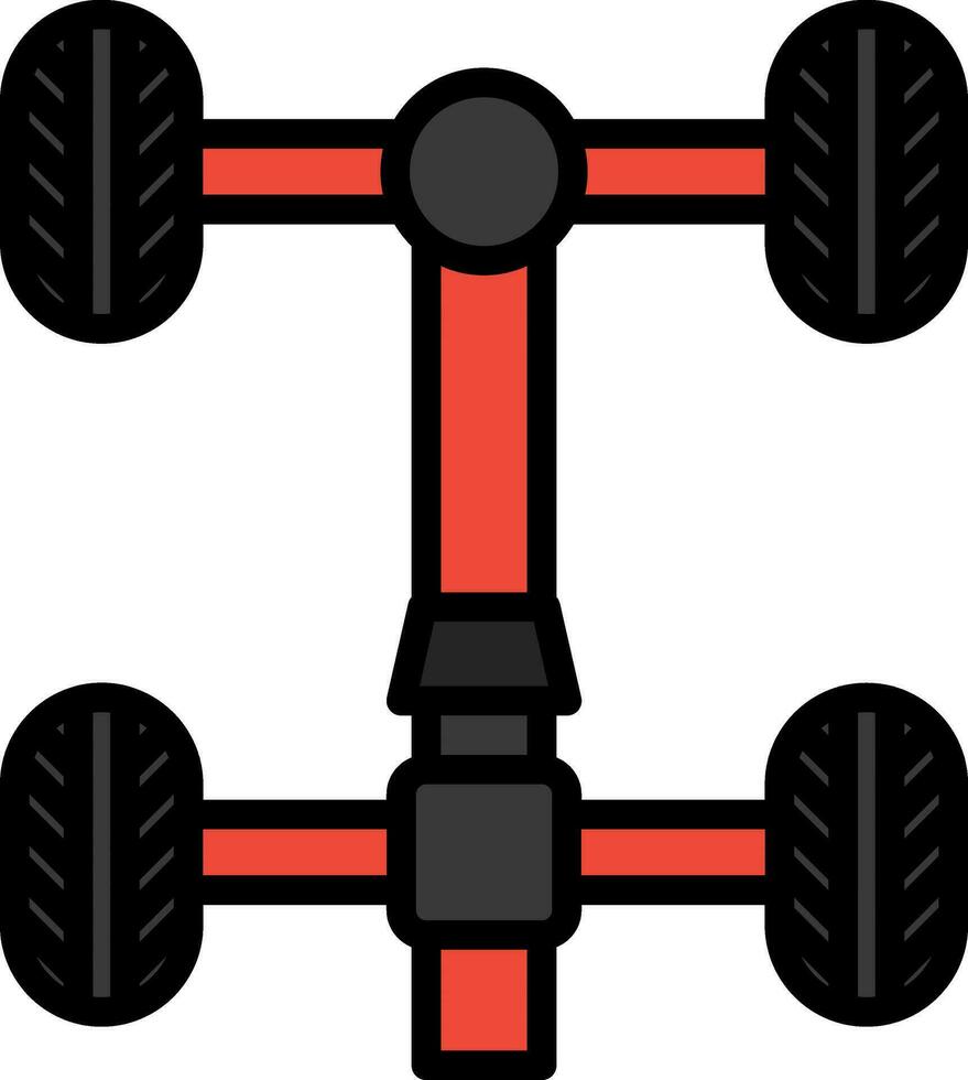 Chassis Vector Icon Design